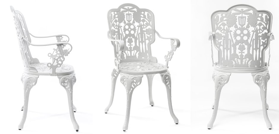 Стул Seletti Industry Collection ALUMINIUM ARMCHAIR – WHITE Стул Seletti Industry Collection ALUMINIUM ARMCHAIR – WHITE - Loft-Concept в Омске