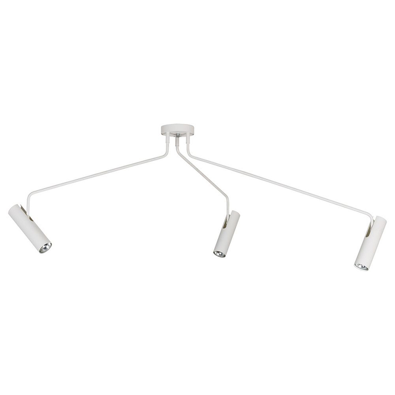 Потолочный светильник Tibo Branches Trumpet Tube white 3 Белый в Омске | Loft Concept 