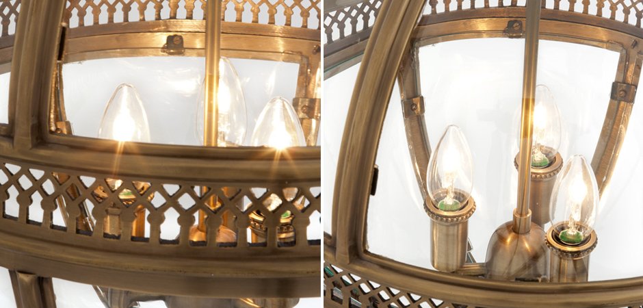 Люстра Lantern Residential Brass M Люстра Lantern Residential Brass M - Loft-Concept в Омске