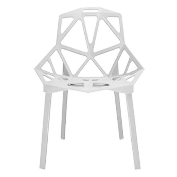 Дизайнерский стул CHAIR ONE white Белый в Омске | Loft Concept 