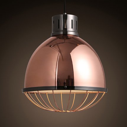 Подвесной светильник Ufo Copper Pendant Big Черный Медь в Омске | Loft Concept 