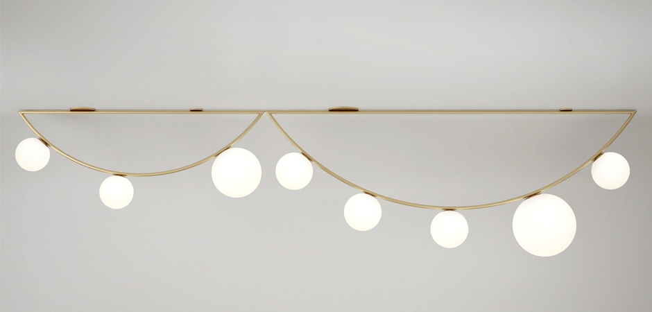 Потолочный светильник Atelier Areti Girlande Ceiling Crescent 5 Потолочный светильник Atelier Areti Girlande Ceiling Crescent 5 - Loft-Concept в Омске