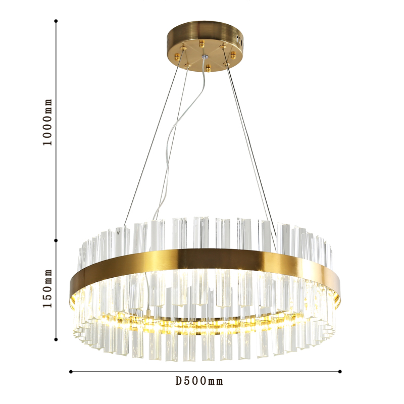 Кольцевая светодиодная люстра Ring Horizontal 50 см в Омске