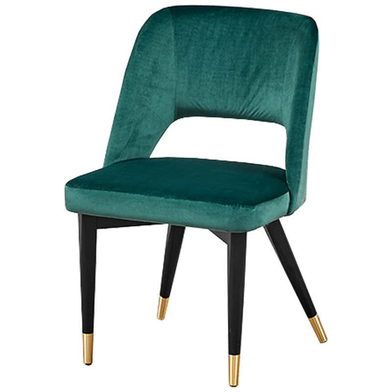 Стул Neasan Stool turquoise Черный Бирюзовый Латунь в Омске | Loft Concept 