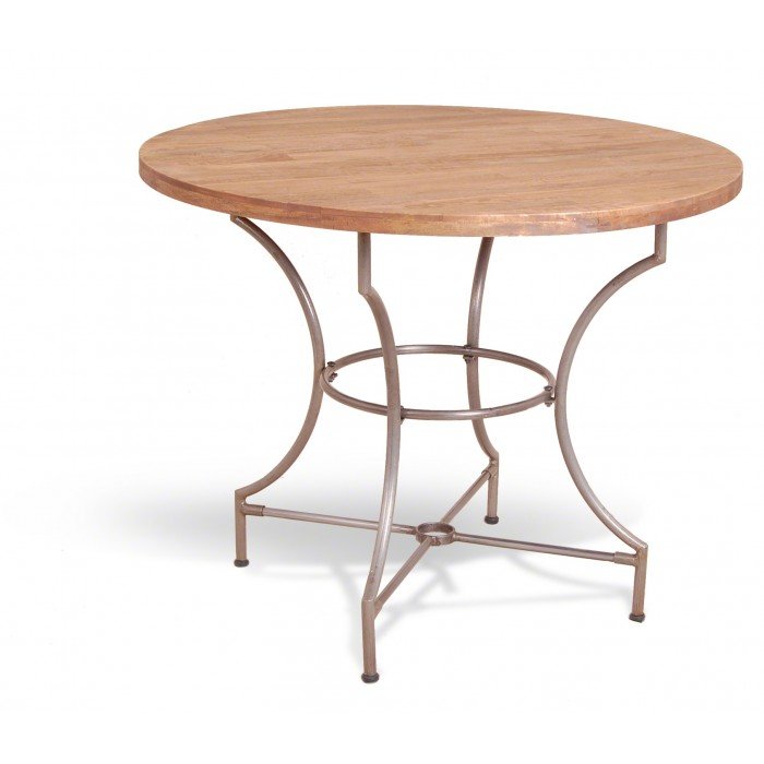 Cтол Industrial Metal Rust Round Dining Table  в Омске | Loft Concept 