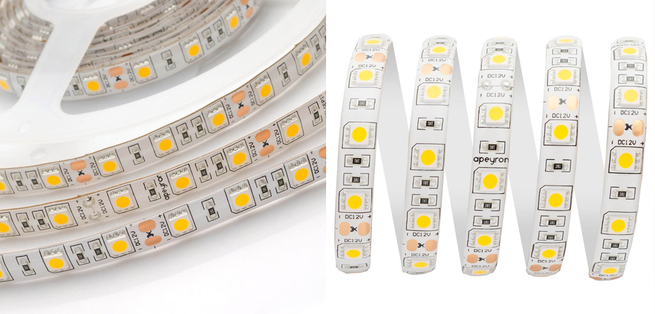 Светодиодная влагозащищенная лента 60LED/m 5050SMD теплый белый 5M Светодиодная влагозащищенная лента 60LED/m 5050SMD теплый белый 5M - Loft-Concept в Омске