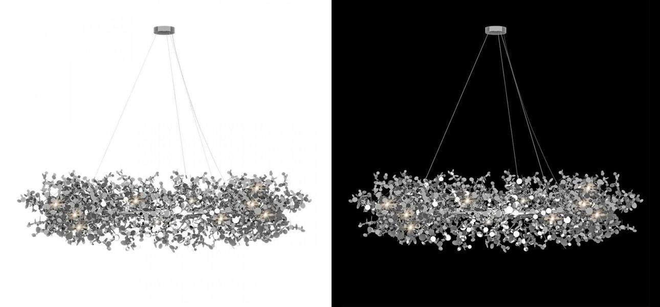 Люстра Terzani Argent Suspension Ring Silver - фото №1