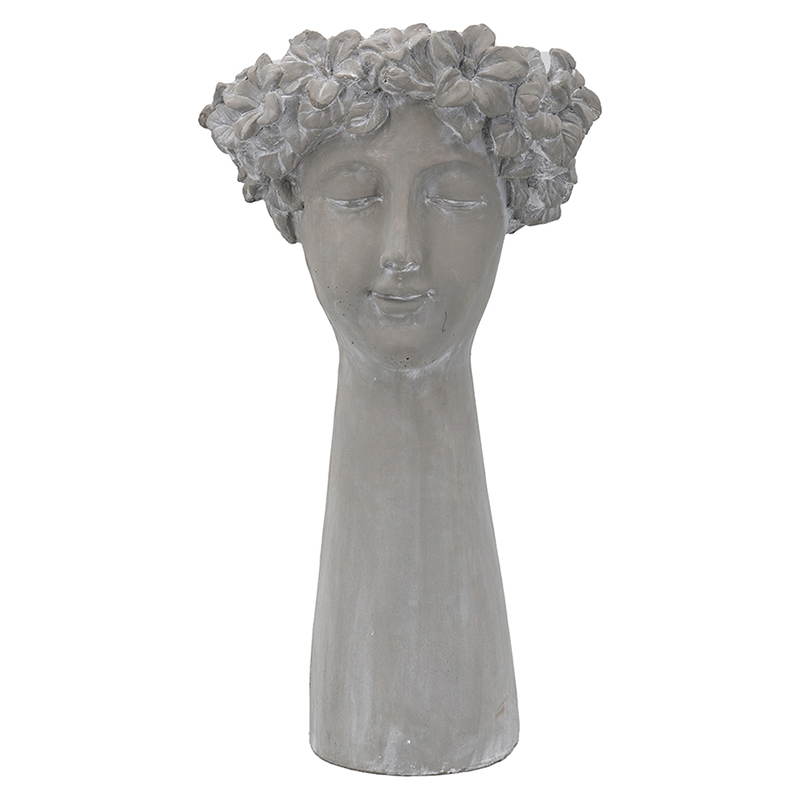 Ваза Agata Bust Vase Серый в Омске | Loft Concept 