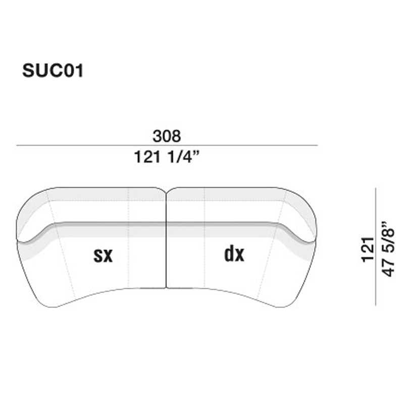 Дизайнерский модульный диван SURF Modular Sofa в Омске