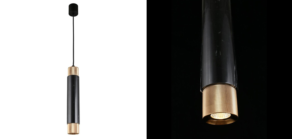 Подвесной светильник Cocktail Tube Черный Подвесной светильник Cocktail Tube Черный - Loft-Concept в Омске