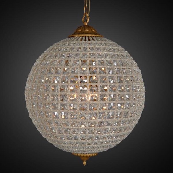 Люстра RH 19th c. Casbah Crystal Pendant 63 Темная бронза винтаж в Омске | Loft Concept 