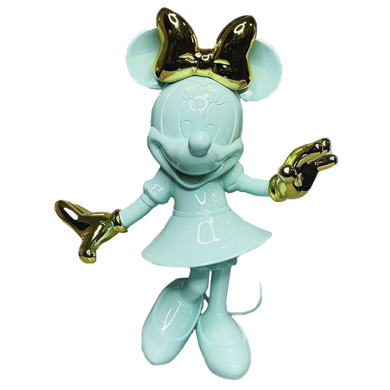 Статуэтка Минни Маус зеленого цвета Minnie Mouse Green Figurine  Салатовый в Омске | Loft Concept 