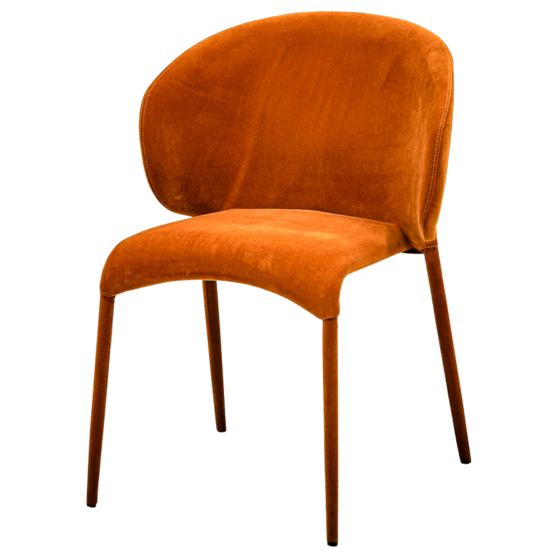 Стул Caroline Stool Orange Оранжевый в Омске | Loft Concept 