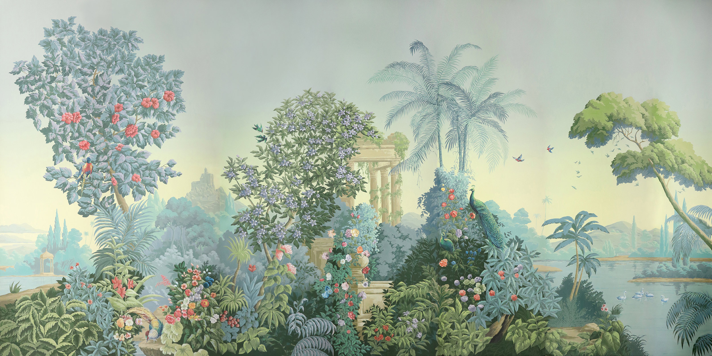 Обои ручная роспись Paradise Lost Celeste on scenic paper Обои ручная роспись Paradise Lost Celeste on scenic paper - постер Loft-Concept в Омске