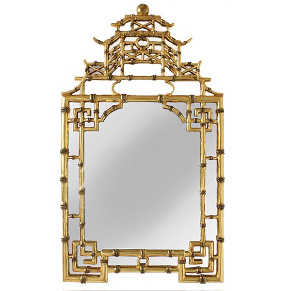 Зеркало Pagoda Mirror Gold Золотой в Омске | Loft Concept 