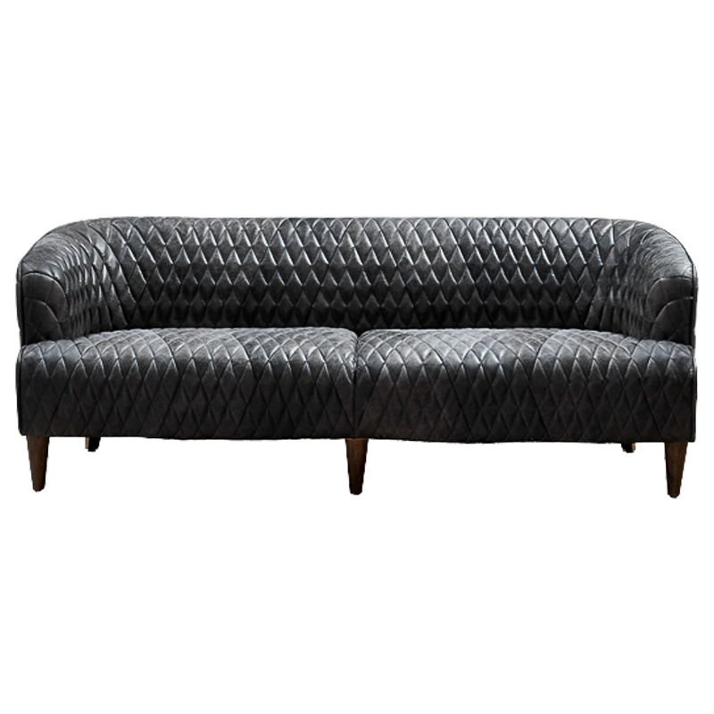 Диван Rhombuses Upholstery Graphite Sofa Графитовый в Омске | Loft Concept 