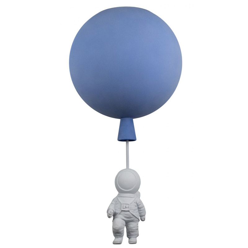 Потолочный светильник Cosmonaut blue ball Синий в Омске | Loft Concept 