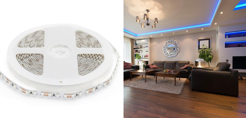 Светодиодная лента 9,6W/m 120LED/m 3528SMD синий 5M Светодиодная лента 9,6W/m 120LED/m 3528SMD синий 5M - Loft-Concept в Омске