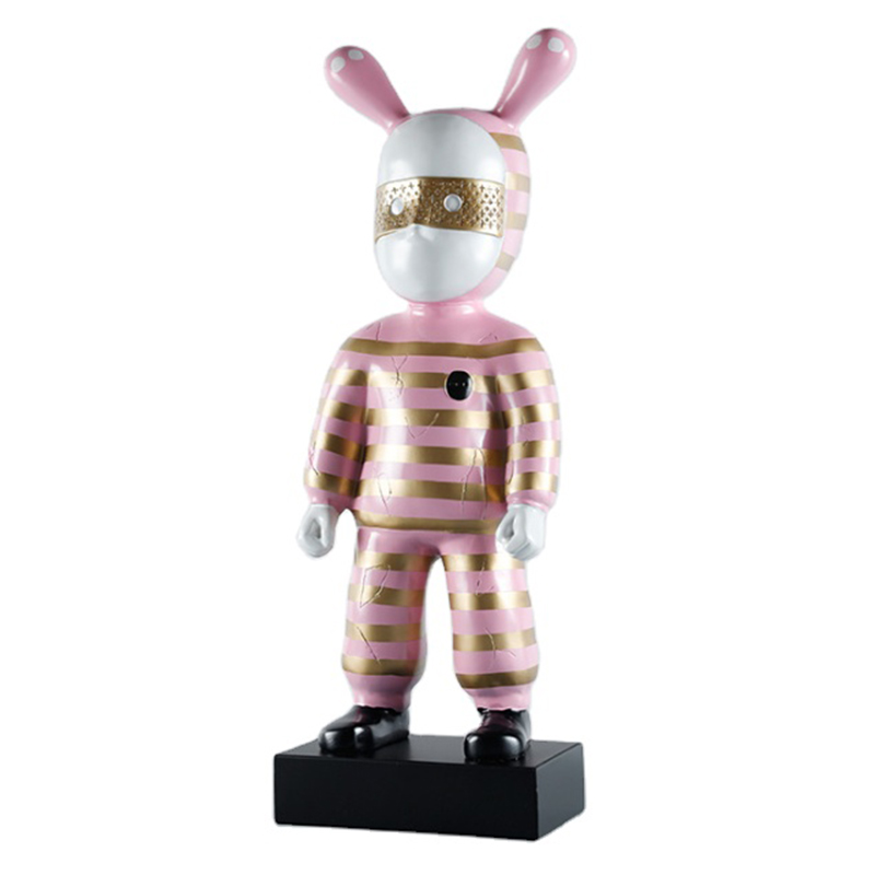 Rolito Large Figurine Pink Розовый Черный Золотой в Омске | Loft Concept 