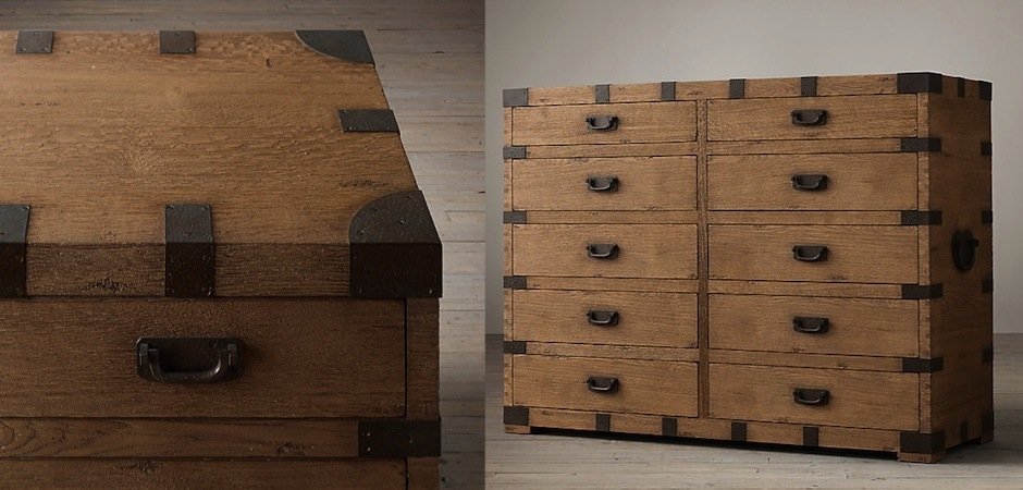 Комод в винтажном стиле Vintage Antique Oak Big Комод в винтажном стиле Vintage Antique Oak Big - Loft-Concept в Омске