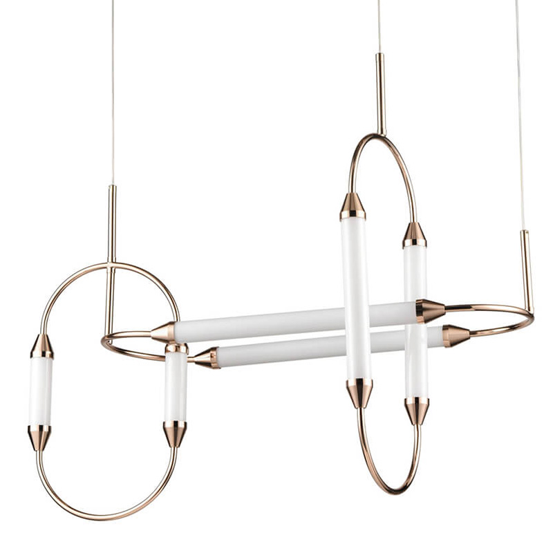 Люстра Giopato & Coombes CIRQUE chandelier Skyline Medium Gold Золотой в Омске | Loft Concept 