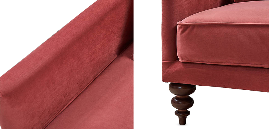 Диван Graceful Details Sofa Crimson Диван Graceful Details Sofa Crimson - Loft-Concept в Омске