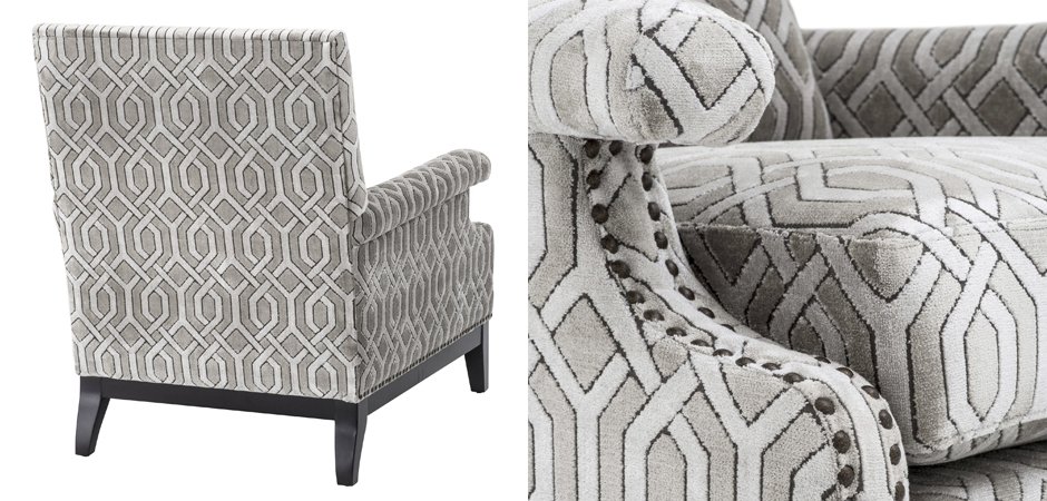 Кресло Eichholtz Chair Goldoni Grey Кресло Eichholtz Chair Goldoni Grey - Loft-Concept в Омске