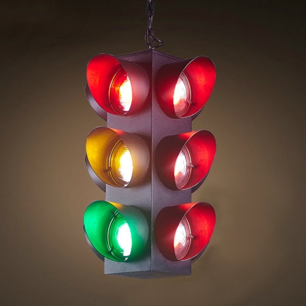 Подвесной светильник Светофор Loft Traffic Light Pendant  в Омске | Loft Concept 