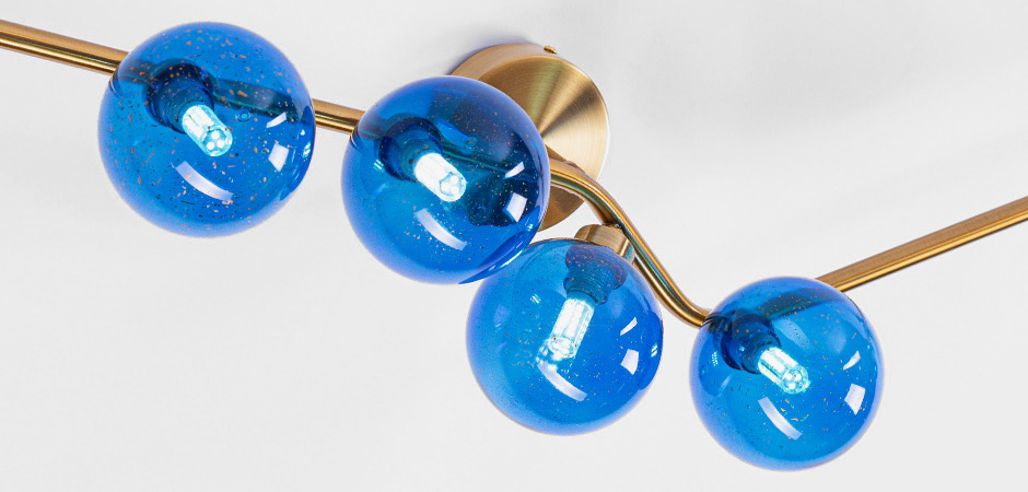 Бра Cherry FLUSH MOUNT Wall Lamp blue Бра Cherry FLUSH MOUNT Wall Lamp blue - Loft-Concept в Омске