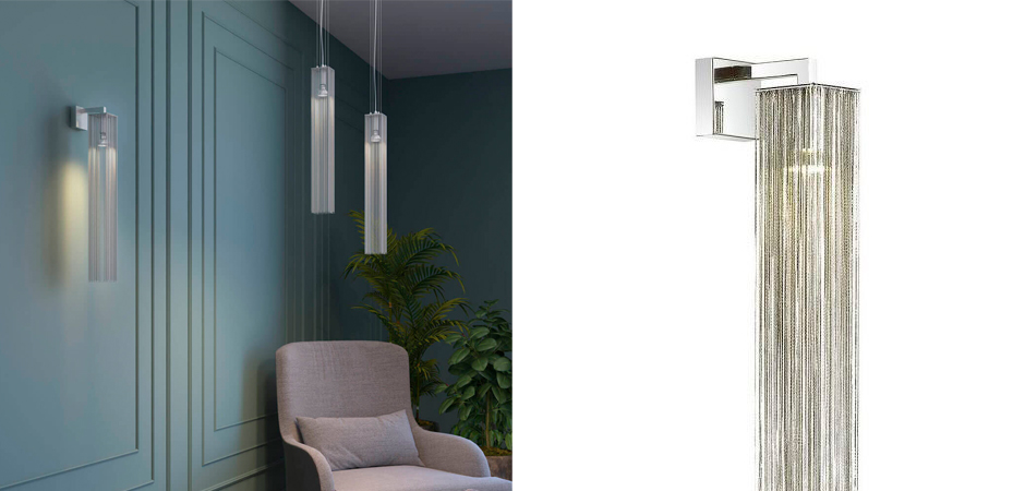 Бра Atlantis Chain Nickel One Sconces - Loft-Concept в Омске