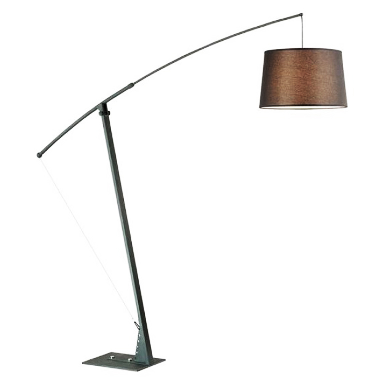 Торшер Floor Lamp Colin black Коричневый в Омске | Loft Concept 