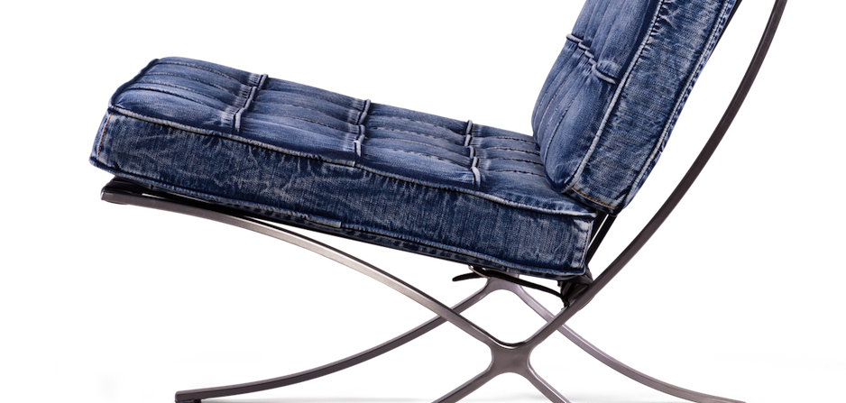 Кресло Barcelona Denim Кресло Barcelona Denim - Loft-Concept в Омске