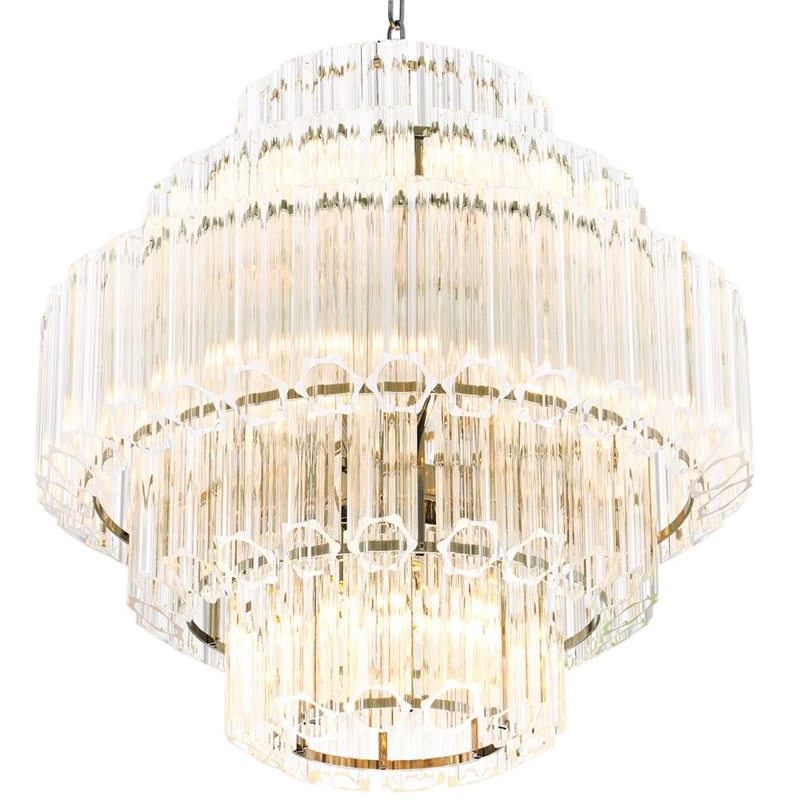 Люстра Chandelier Vittoria S Clear Никель Прозрачный (Transparent) в Омске | Loft Concept 