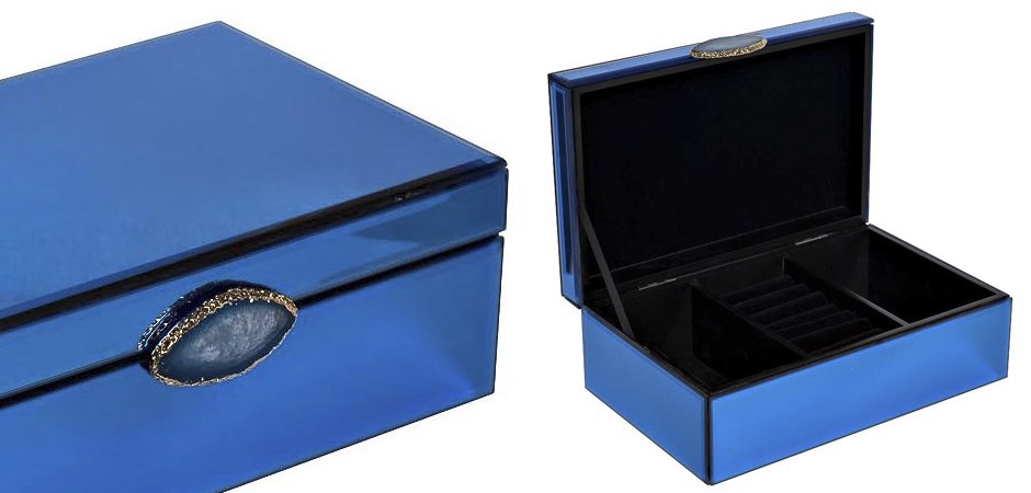 Шкатулка Blue Surprise Parallelepiped Шкатулка Blue Surprise Parallelepiped - Loft-Concept в Омске