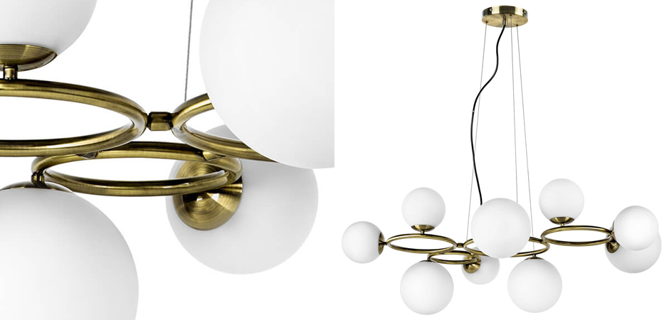 Люстра Bubbles on 4 Rings Chandelier Люстра Bubbles on 4 Rings Chandelier - Loft-Concept в Омске