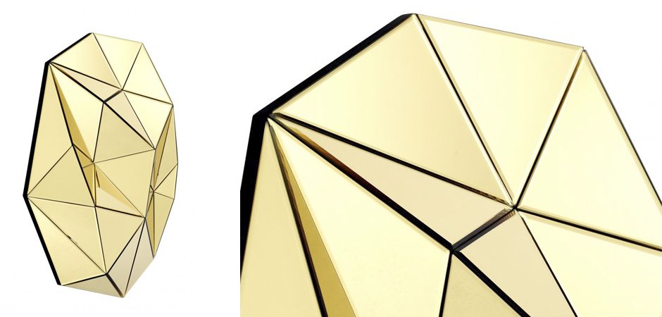 Зеркало Eichholtz Mirror Topanga Gold Зеркало Eichholtz Mirror Topanga Gold - Loft-Concept в Омске