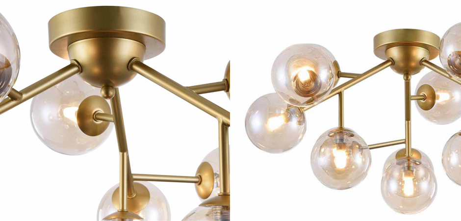 Потолочный Светильник Berries Chandelier Amber 60 Потолочный Светильник Berries Chandelier Amber 60 - Loft-Concept в Омске