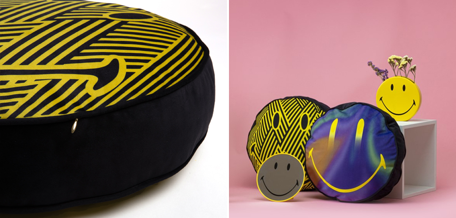 Подушка Zig-Zag Cushion Smiley - Loft-Concept в Омске