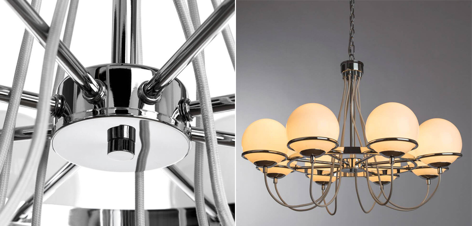 Люстра Melissa Chandelier Chromium - Loft-Concept в Омске