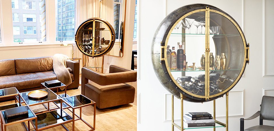 Шкаф Porthole Bar Restoration Hardware Шкаф Porthole Bar Restoration Hardware - Loft-Concept в Омске