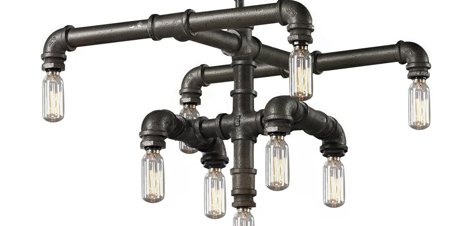 Люстра Water Pipe Connect T9 II Люстра Water Pipe Connect T9 II - Loft-Concept в Омске