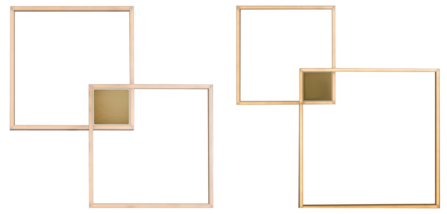 Потолочный светильник Squares Geometrical Shape Ceiling Light - фото