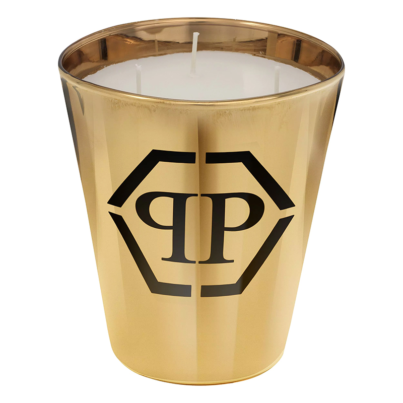 Свеча Philipp Plein Candle Empire Gold M Золотой Черный Белый в Омске | Loft Concept 