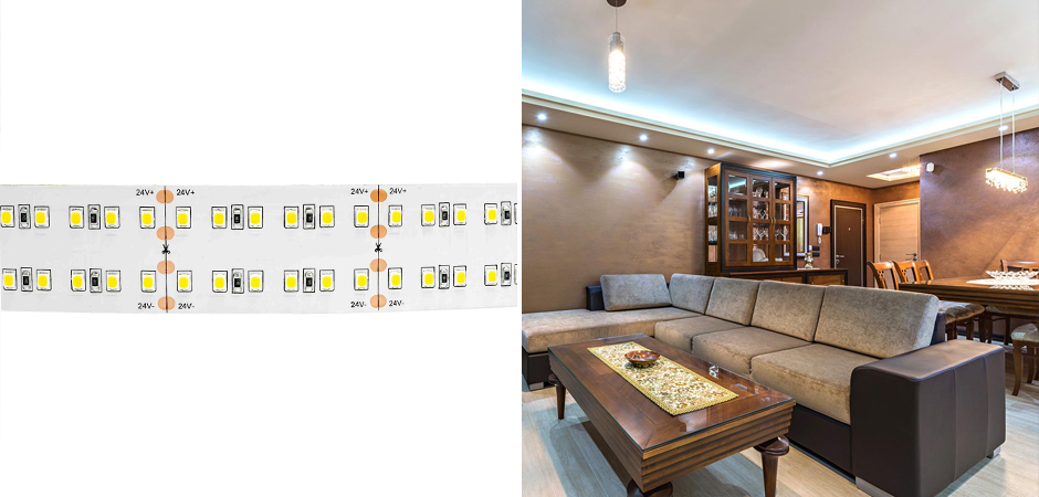 Светодиодная лента 42W/m 240LED/m 2835SMD холодный белый 5M Светодиодная лента 42W/m 240LED/m 2835SMD холодный белый 5M - Loft-Concept в Омске