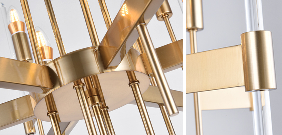Bari Light Chandelier Aged Brass Bari Light Chandelier Aged Brass - Loft-Concept в Омске