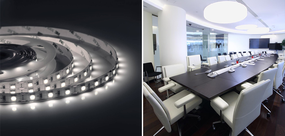 Светодиодная лента 14,4W/m 60Led/m 5050SMD холодный белый Светодиодная лента 14,4W/m 60Led/m 5050SMD холодный белый - Loft-Concept в Омске