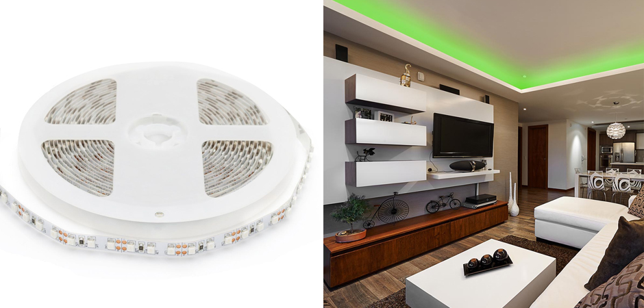 Светодиодная лента 9,6W/m 120LED/m 3528SMD зеленый 5M Светодиодная лента 9,6W/m 120LED/m 3528SMD зеленый 5M - Loft-Concept в Омске