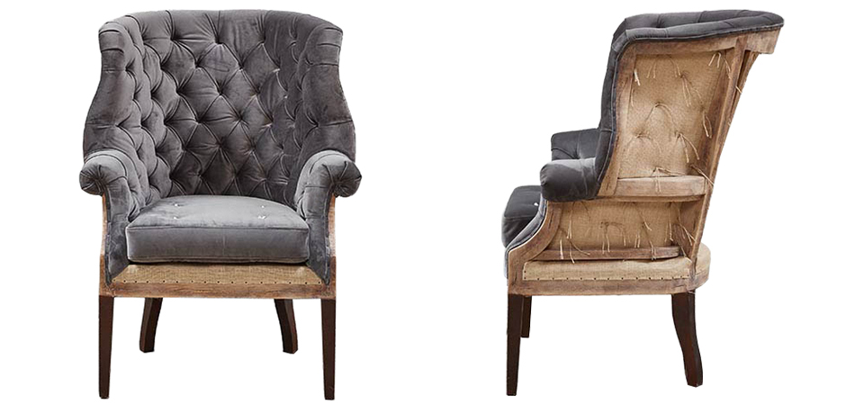 Кресло Gamilton Armchair Gray Кресло Gamilton Armchair Gray - Loft-Concept в Омске