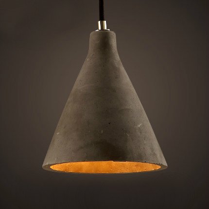 Подвесной светильник Art Concrete Pendant №4 Серый в Омске | Loft Concept 