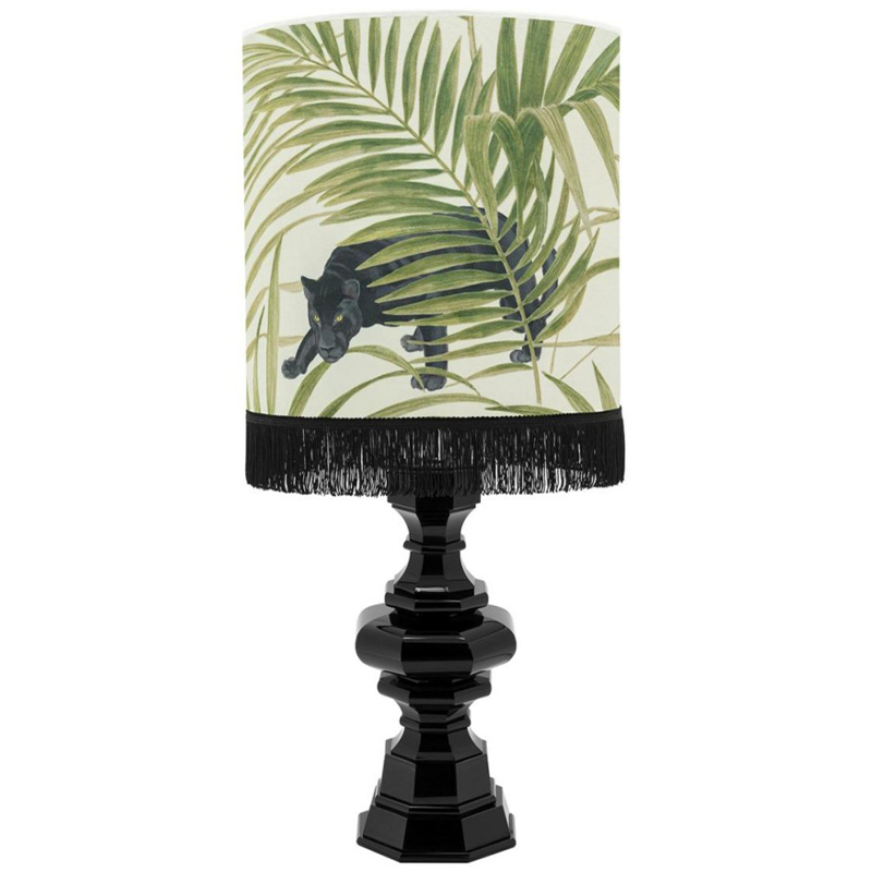 Настольная лампа Table Lamp Empire Velvet White Green Белый Черный Зеленый в Омске | Loft Concept 